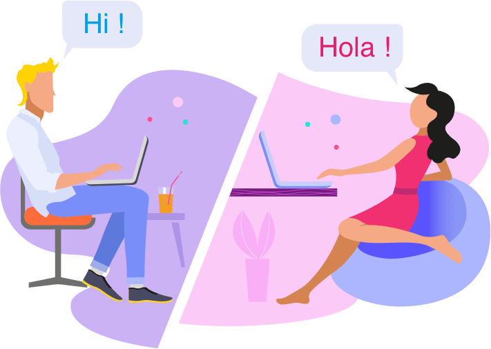 Instant chat translation on TransRandom | Live Video Chat with Random People